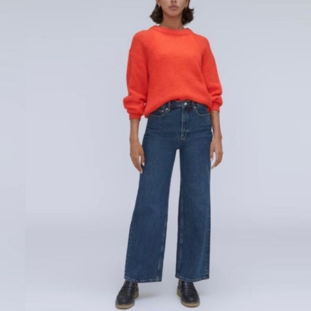 Everlane The Way High Wide Leg Flare Jeans